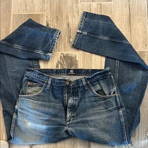 Wrangler 47 Men's Dark Blue Bootcut Jeans